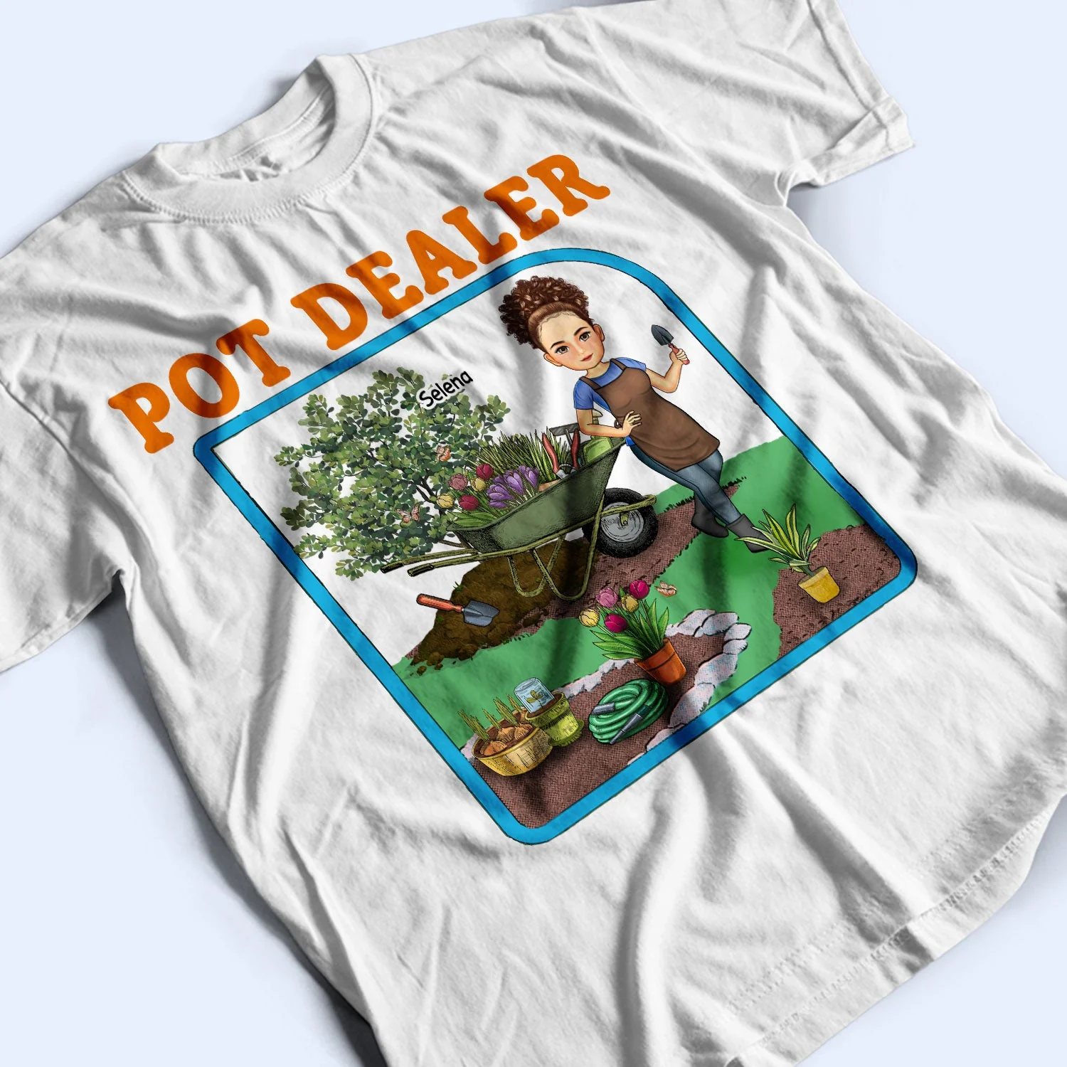 Pot Dealer - Gift For Gardening Lovers - Personalized T Shirt - Image 6