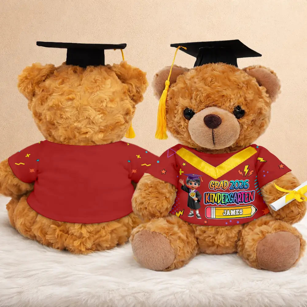 Preschool Kindergarten Graduation - Personalized Teddy Bear - Image 3