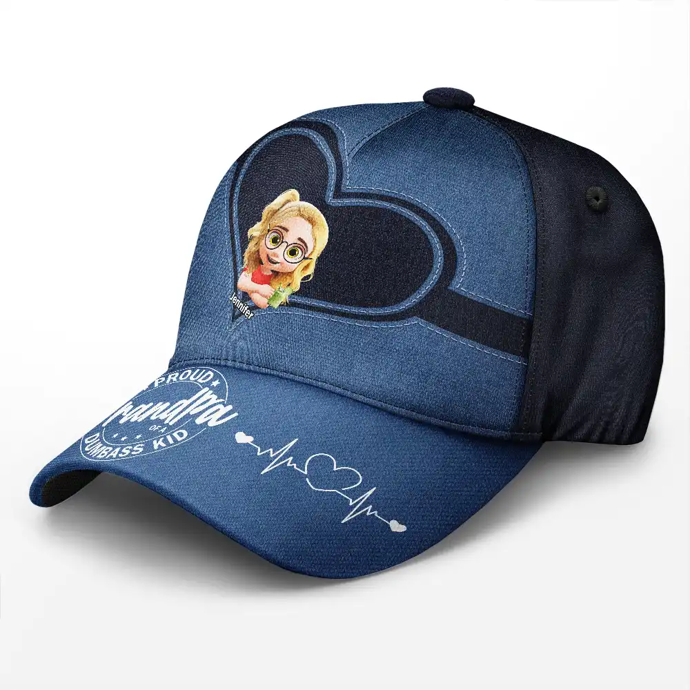 Proud Father Of A Few Dumb Kids - Personalized Classic Cap - Image 2