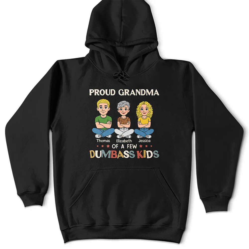 Proud Mom Of A Few Kids - Personalized T Shirt - Image 4
