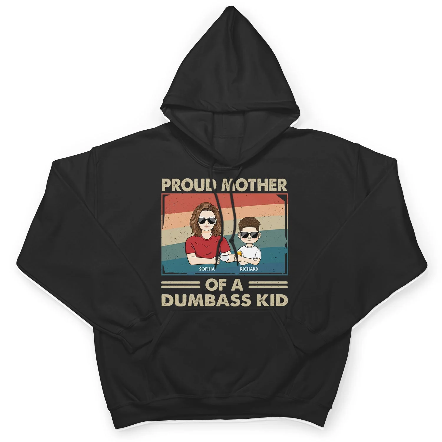 Proud Mother Of A Few - Funny Gift For Mom, Mother, Grandma - Personalized T Shirt - Image 4