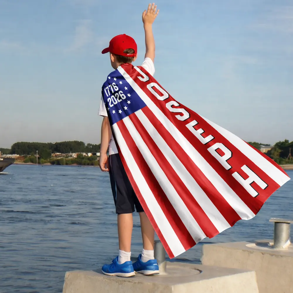 Proudly Celebrating 250 Years of Freedom - Personalized Costume Cape - Image 5
