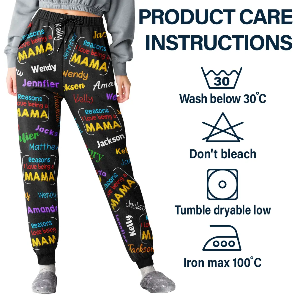 Reasons I Love Being Papa - Personalized Pajama Pants - Image 5