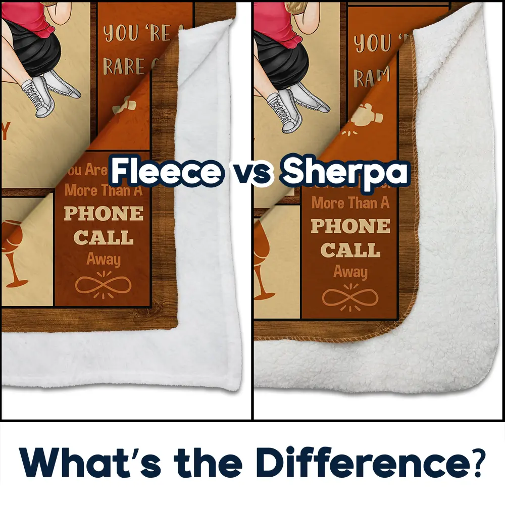 Reasons Why You Are My Bestie - Personalized Fleece Blanket, Sherpa Blanket - Image 5