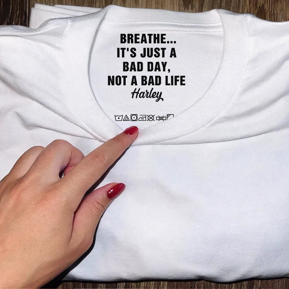 Reminder When You Are Having A Bad Day Couple - Personalized T Shirt - Image 5