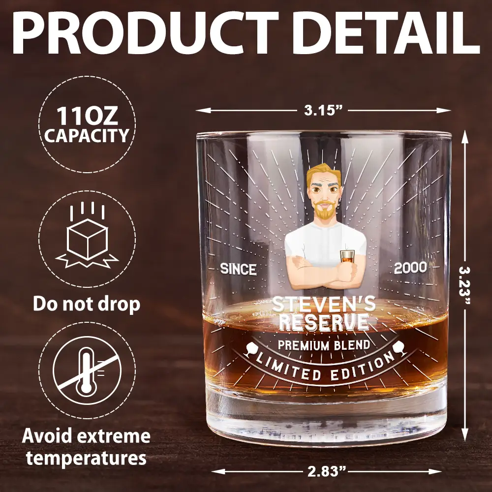 Reserve Limited Edition - Personalized Whiskey Glass - Image 5