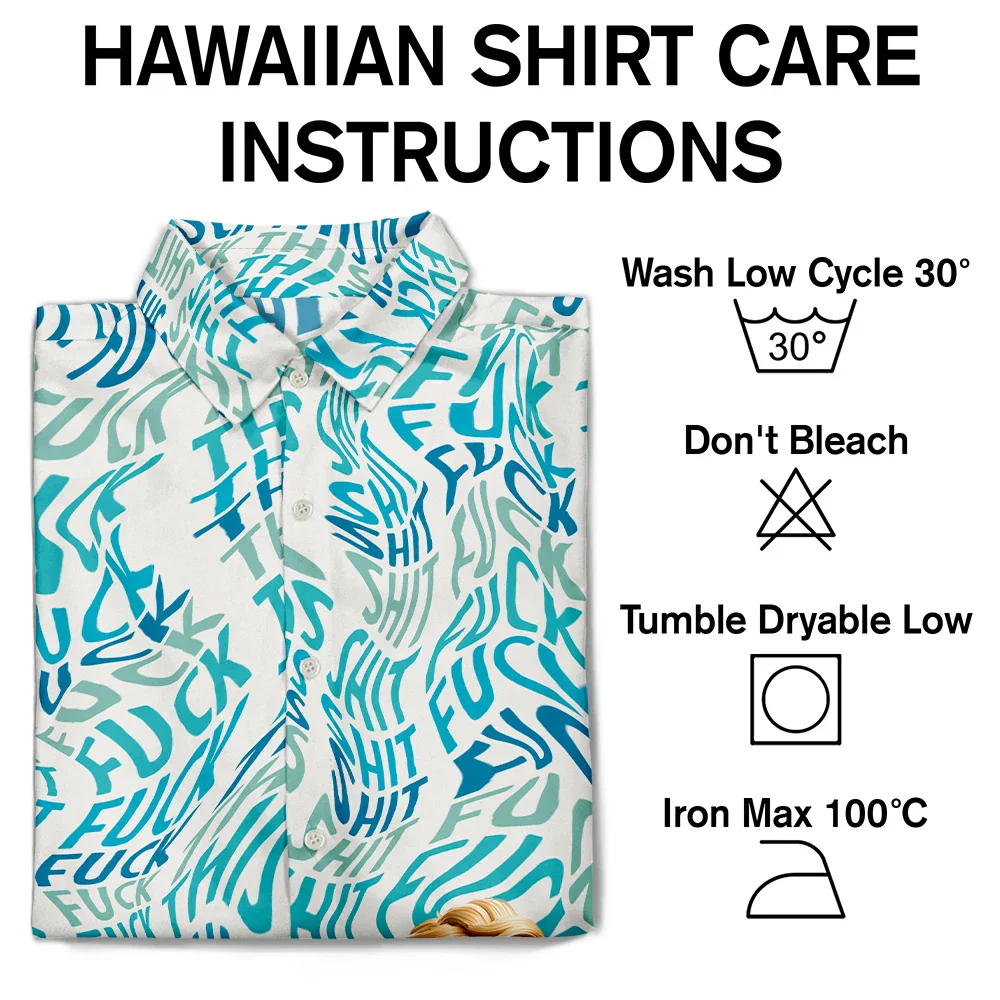 Retirement Funny Swearing Words - Personalized Hawaiian Shirt - Image 7