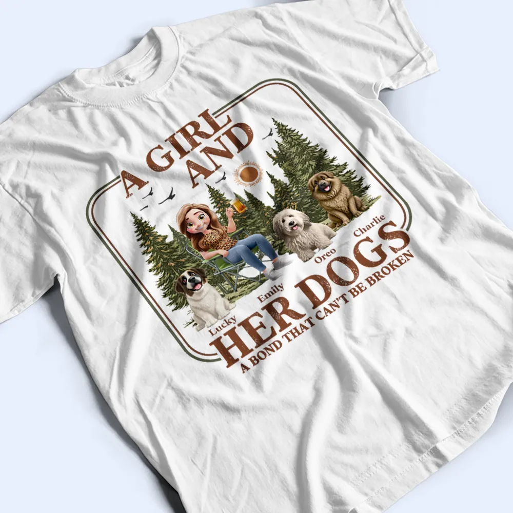 Retro Camping A Bond That Can't Be Broken - Personalized T Shirt - Image 3