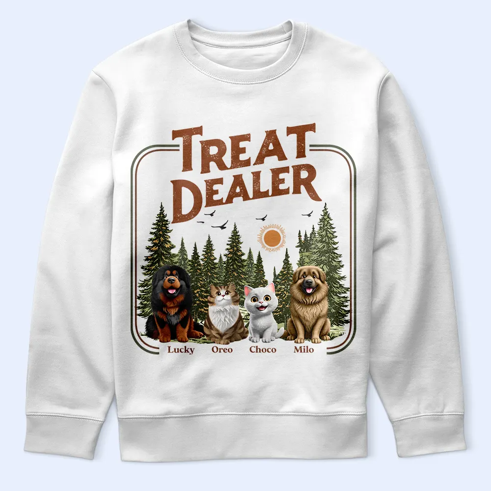 Retro Camping Treat Dealer - Personalized T Shirt - Image 5