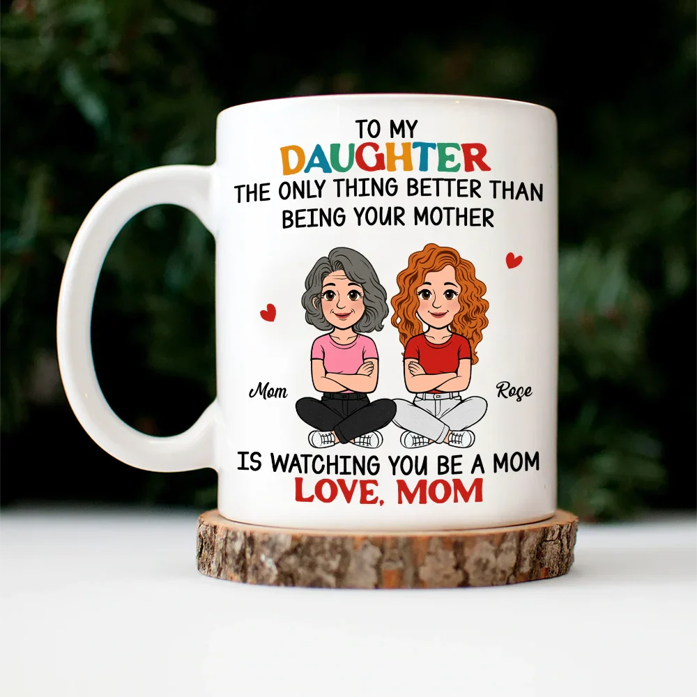 Retro Style The Only Thing Better Than Being Your Mother - Personalized Mug - Image 4