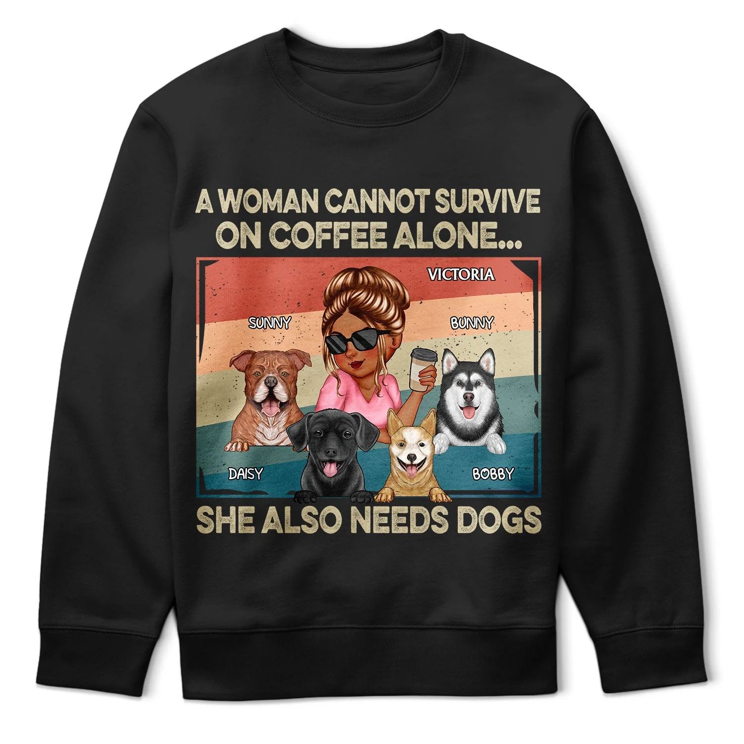 She Also Needs A Dog - Funny Gift For Dog Mom, Dog Lovers, Pet Lovers - Personalized T Shirt - Image 5
