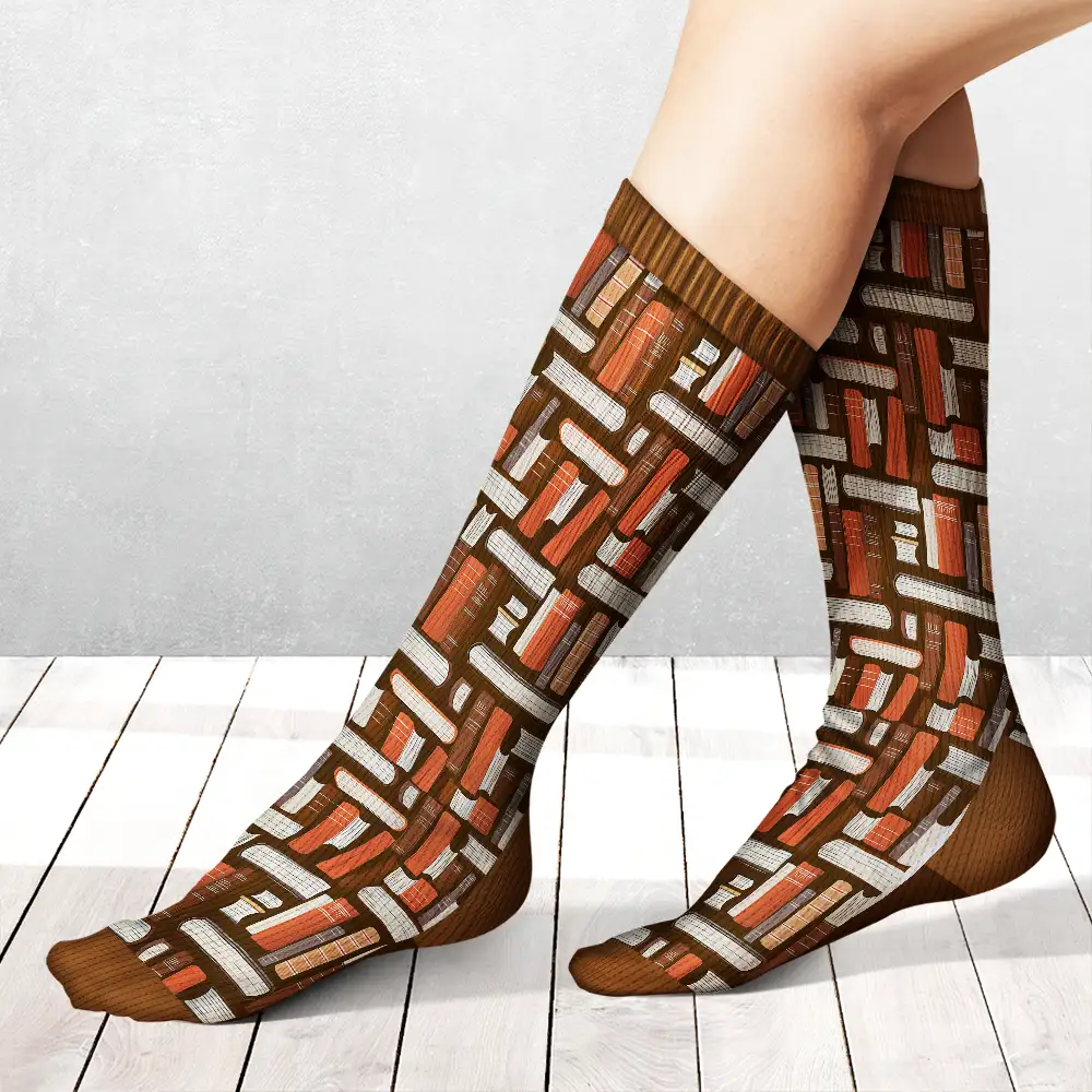 Shhh I'm Reading - Personalized Socks - Image 3
