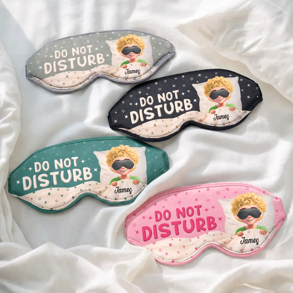 Shhh...I'm Sleeping - Personalized 3D Sleep Mask - Image 3