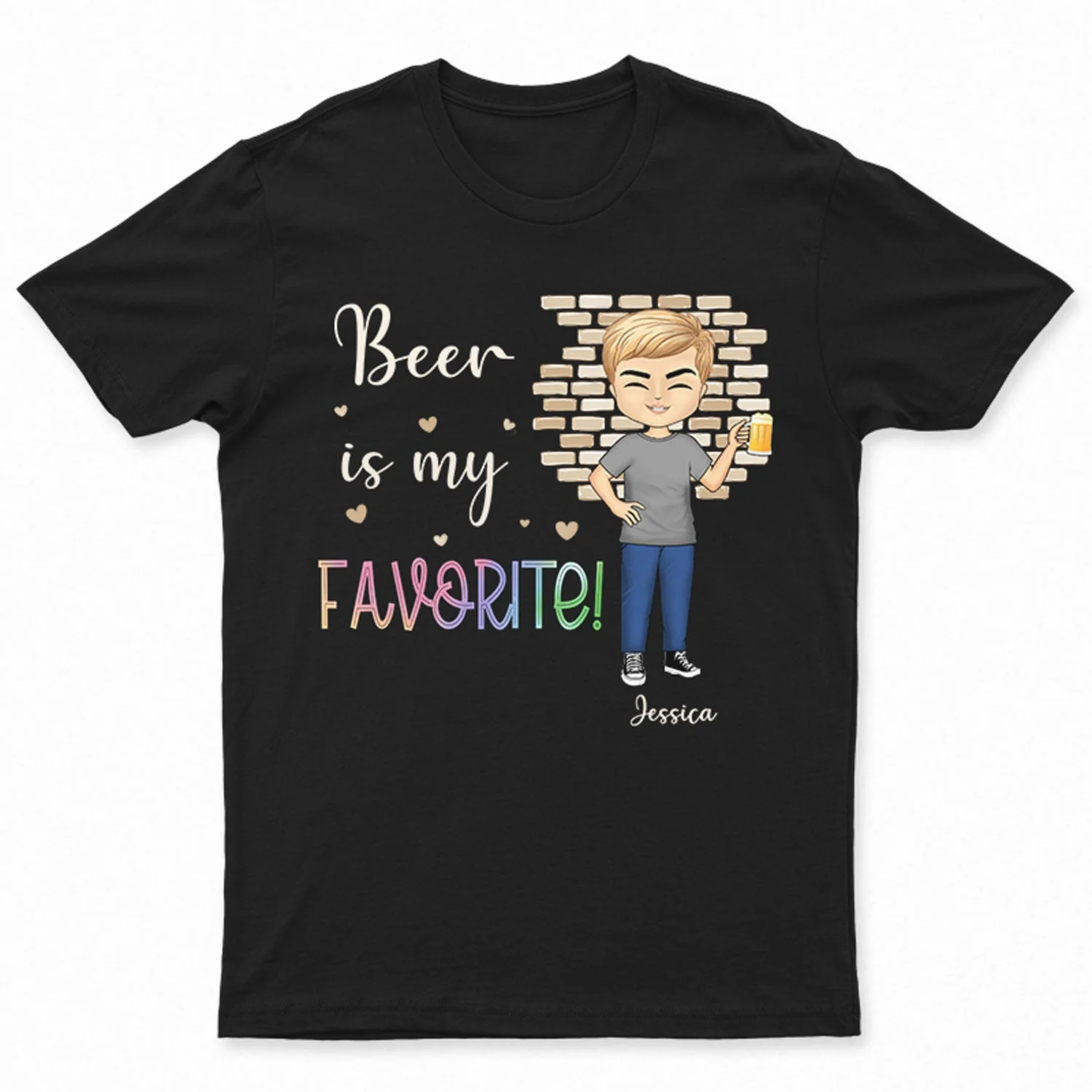 Sibling Funny I'm The Favorite - Personalized Custom Hoodie - Image 4