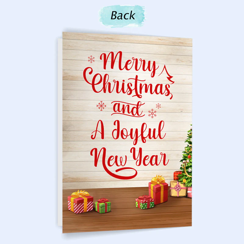 Sisters & Brothers Will Always Be Connected By Heart - Christmas Gift For Siblings And Best Friends - Personalized Custom Folded Greeting Card - Image 4