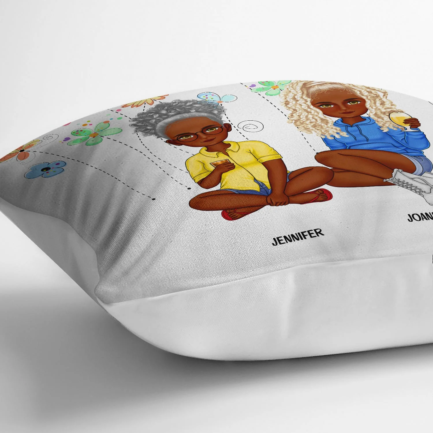 Sisters Forever - Gift For Sisters And Best Friends - Personalized Pillow - Image 3