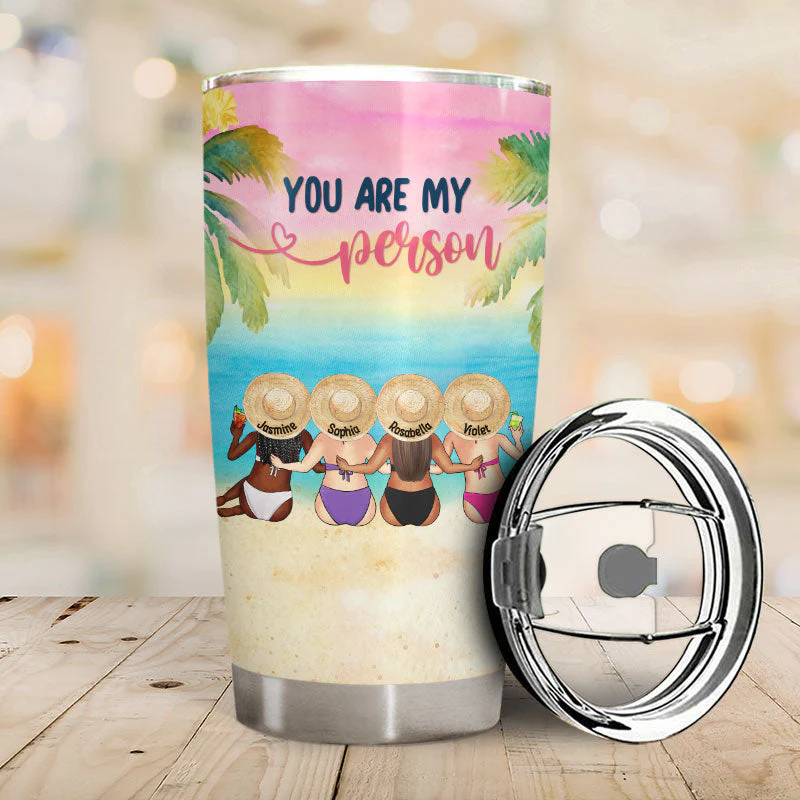 Sisters We Choose For Ourselves Besties Gift - Personalized Custom Tumbler - Image 2