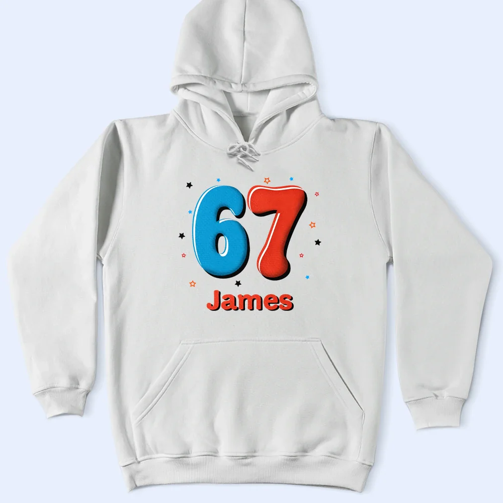 Six Seven Funny Slang - Personalized T Shirt - Image 5