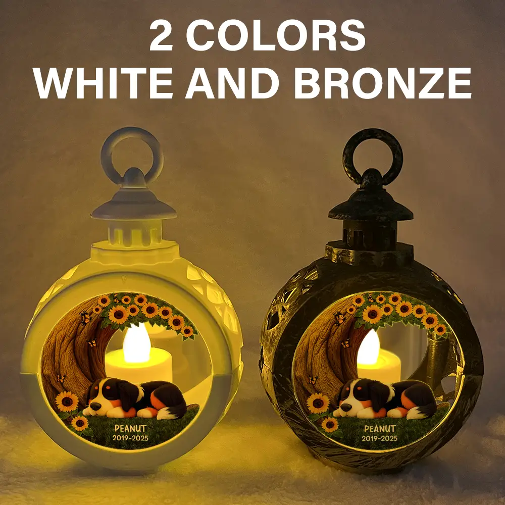 Sleep Peacefully Under the Memory Tree - Personalized Candlelight Lantern Ornament - Image 5