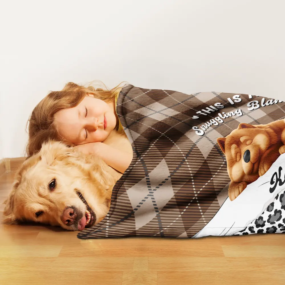 Snuggling Blanket - Personalized Pet Blanket - Image 3