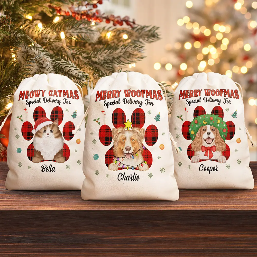 Special Delivery For Dog Cat - Personalized Favor Bag