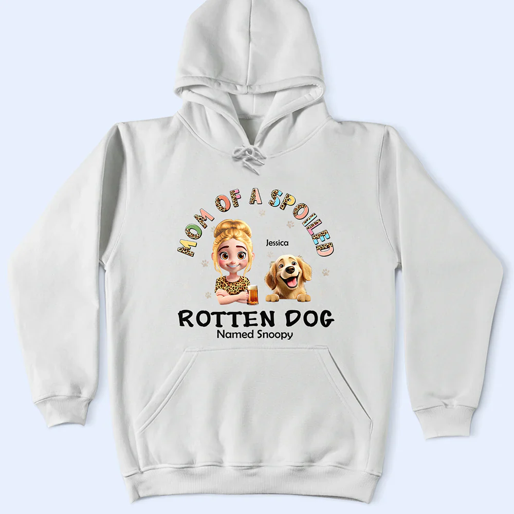 Spoiled Rotten Dog Named - Personalized T Shirt - Image 4