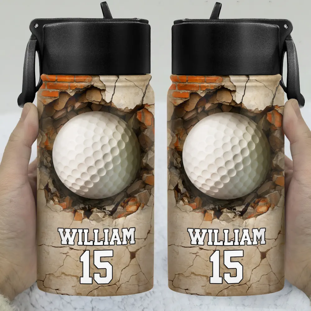 Sport Gifts For Kid - Personalized Kids Water Bottle - Image 3