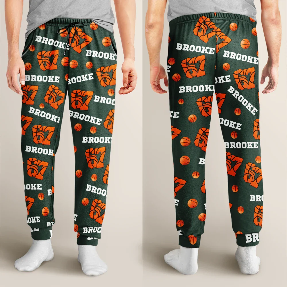 Sport Slang 67 Six Seven - Personalized Pajama Pants - Image 4