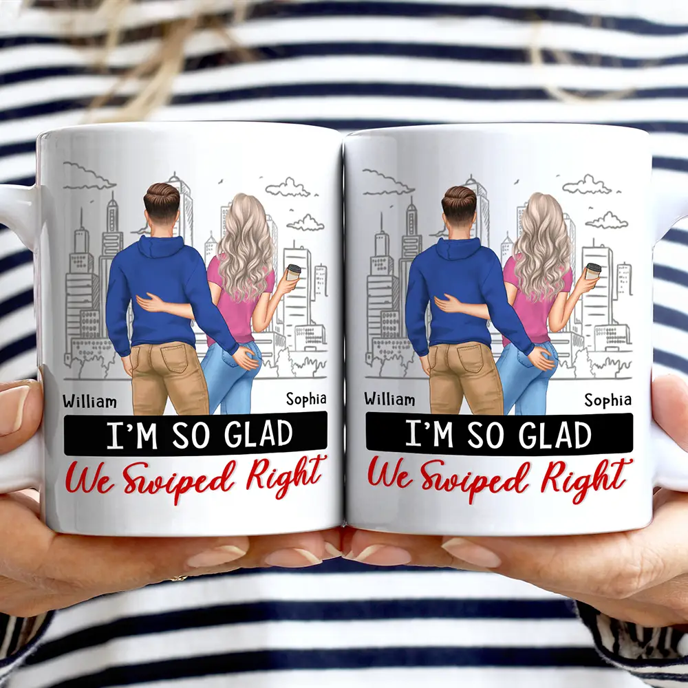 Started With A Message Couples - Personalized Mug - Image 3