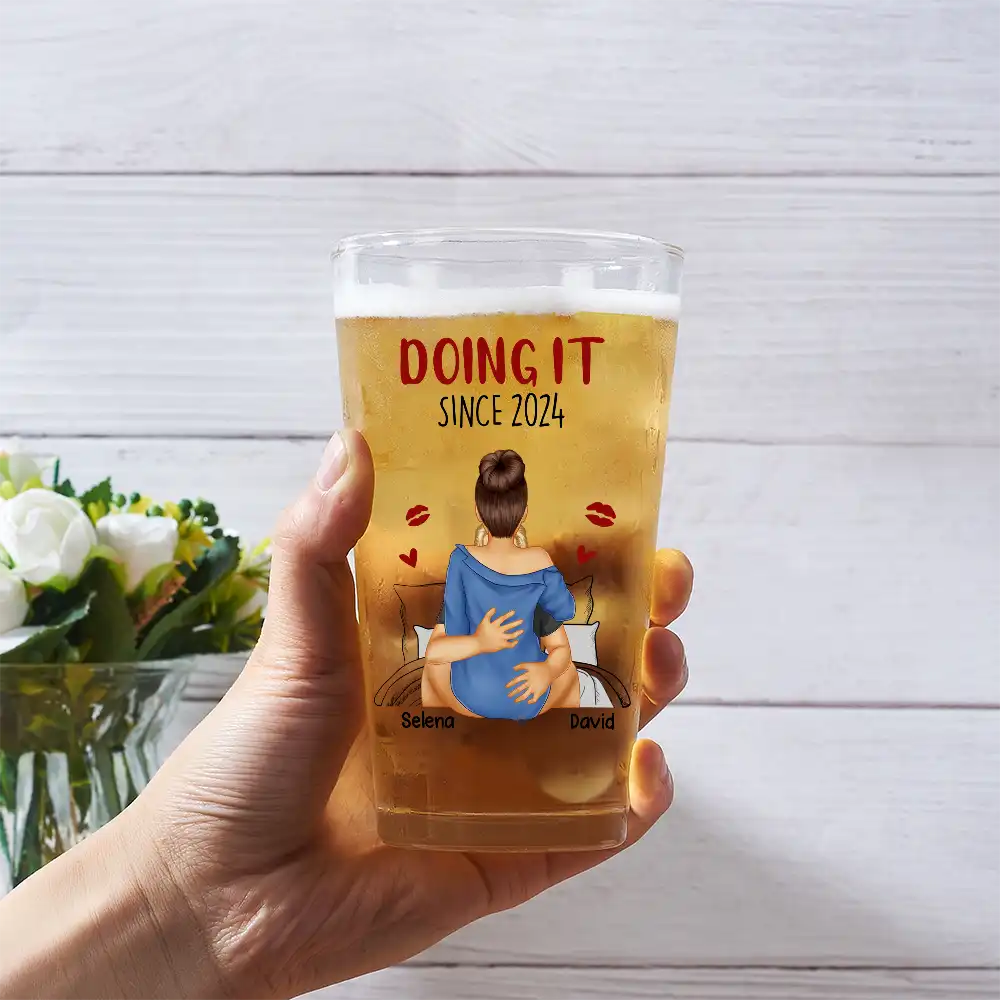 Still Tastier Than This Beer I Promise - Personalized Beer Glass - Image 3