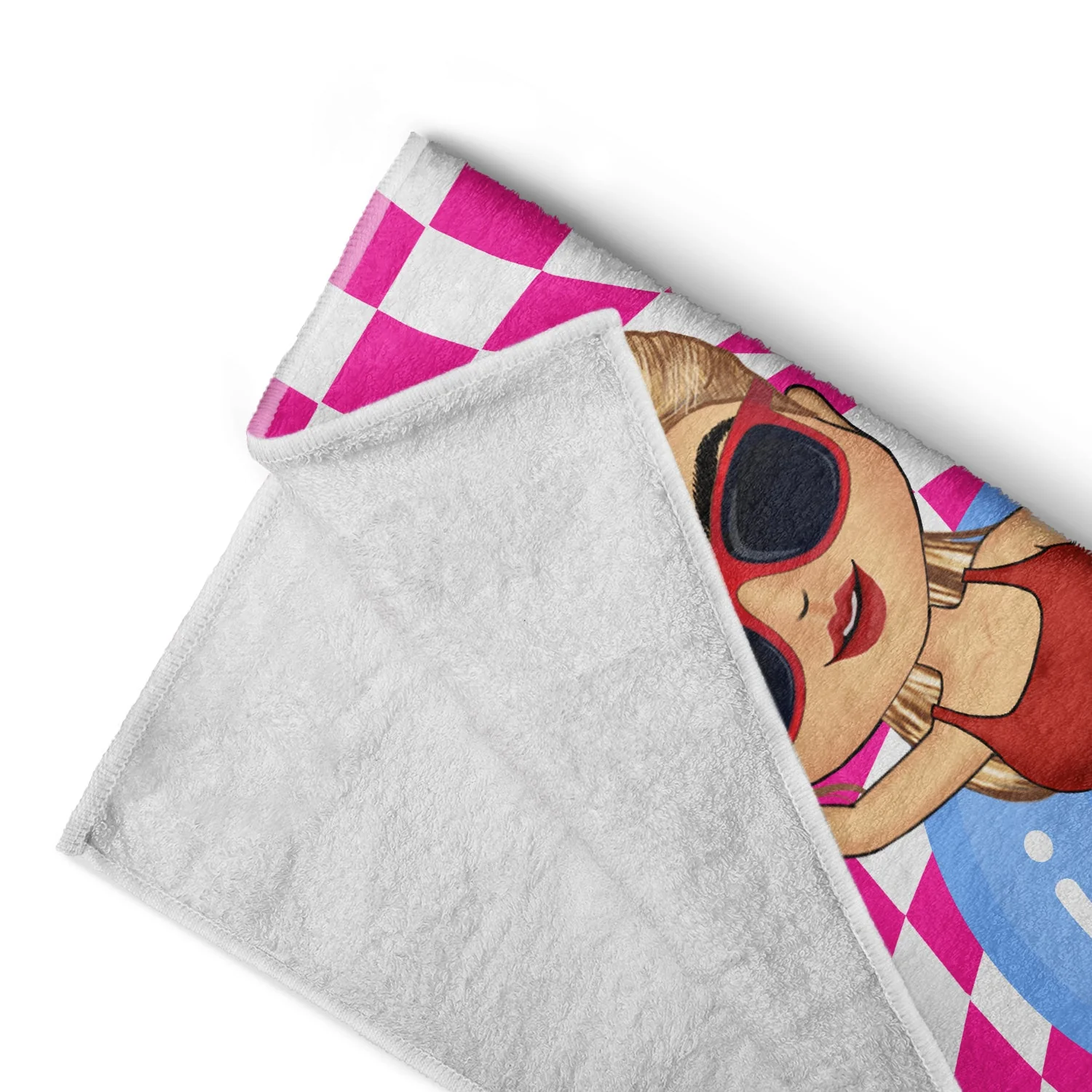 Summer Beach Sea Ocean Pool - Gift For Him, Her, Yourself, Girlfriend, Boyfriend, BFF Best Friends, Traveling Lovers - Personalized Custom Beach Towel - Image 4