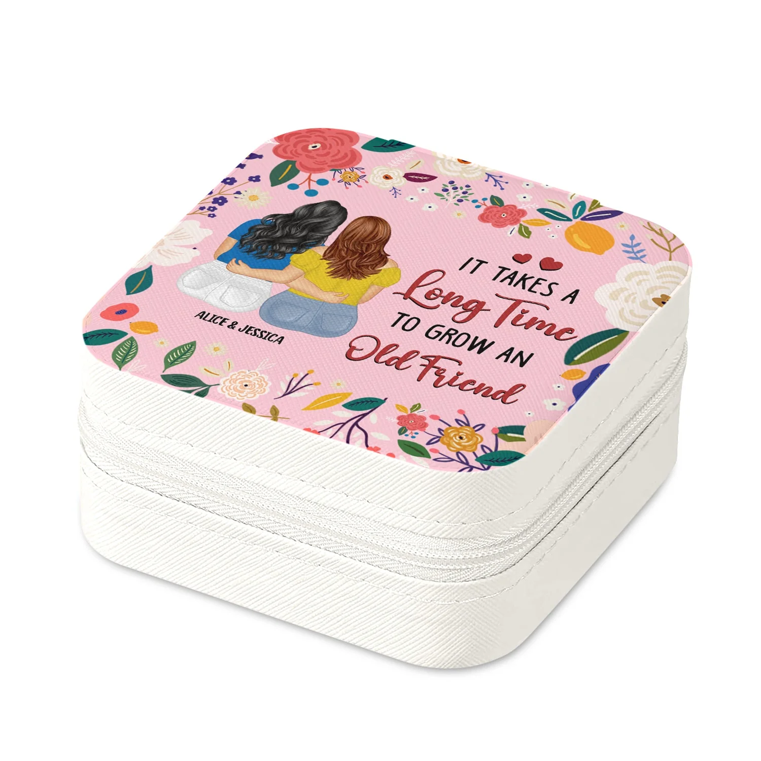 Take A Long Time To Grow - Gift For Besties - Personalized Jewelry Box - Image 2