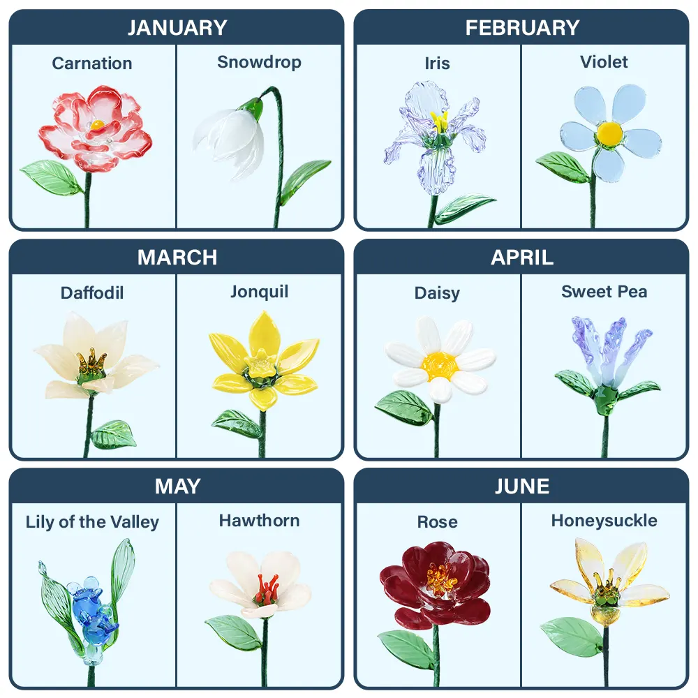 Take A Long Time To Grow Old Friend - Personalized Glass Birth Month Flower - Image 6