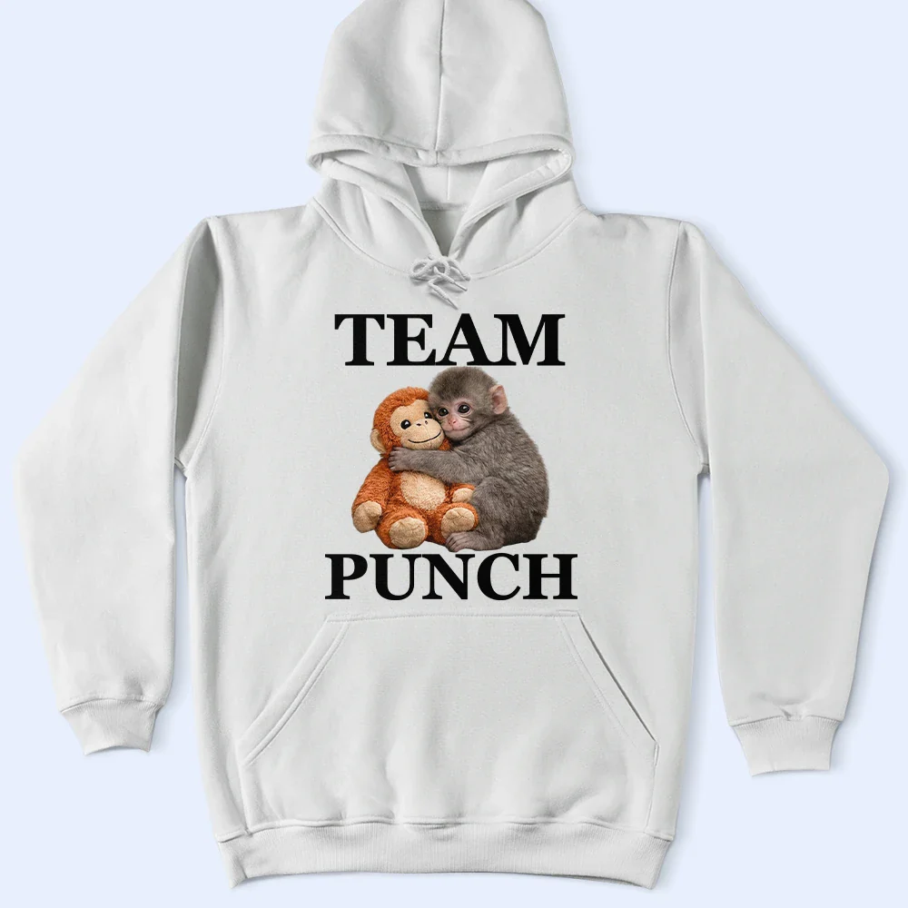 Team Punch Cute Monkey - Personalized T Shirt - Image 4