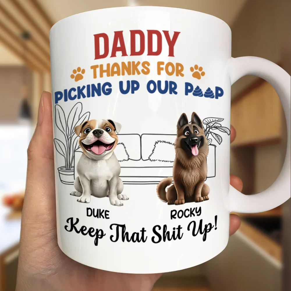 Thank You And Keep That Shit Up - Personalized Mug - Image 3