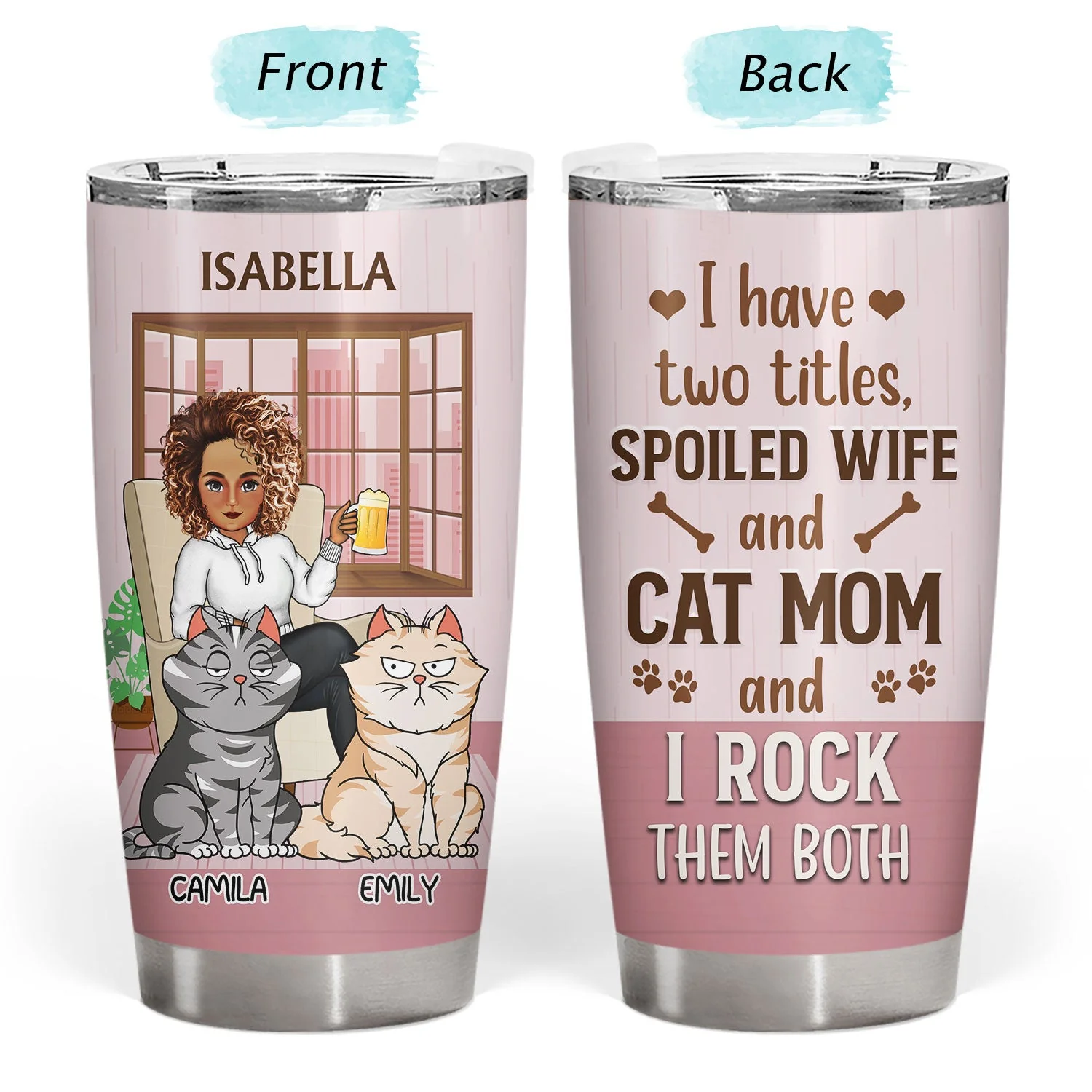 Thank You Best Dog Cat Mom Ever - Birthday, Loving Gift For Pet Lovers - Personalized Tumbler - Image 3