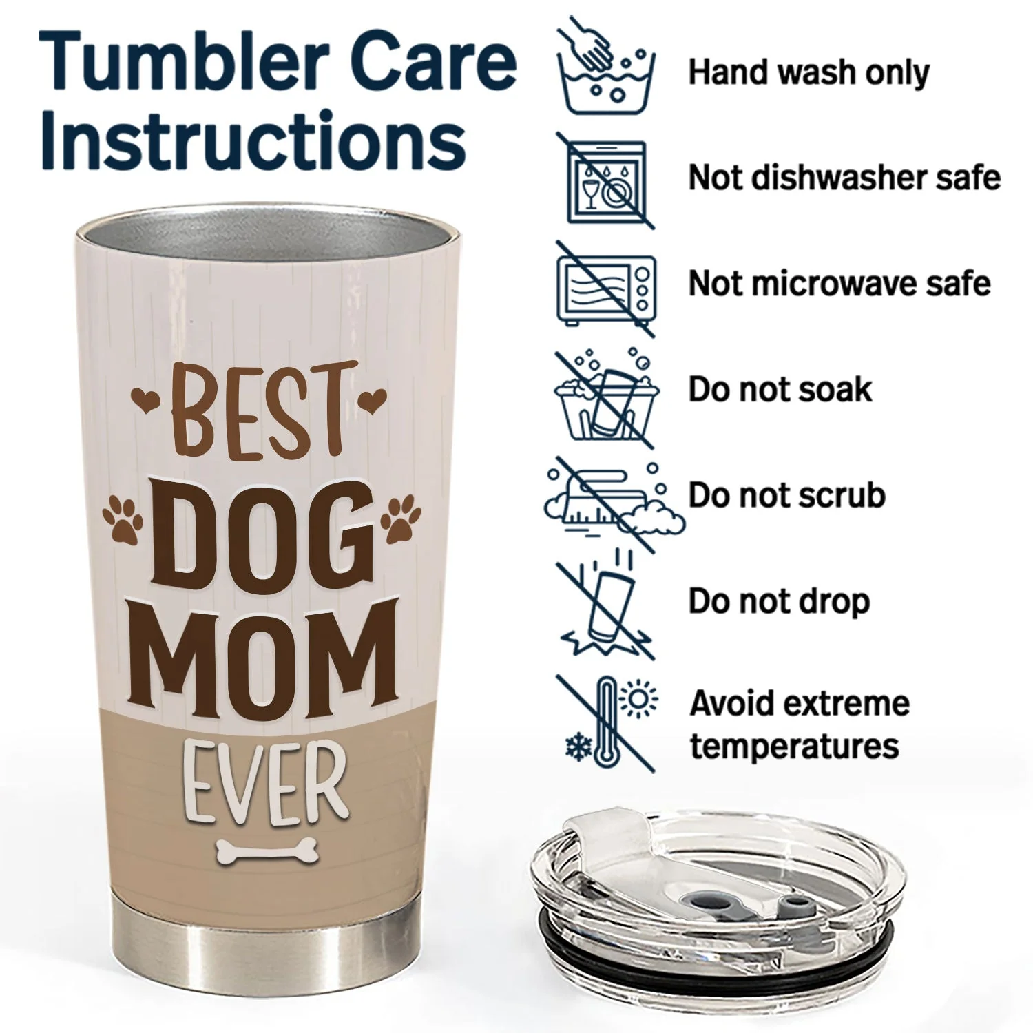Thank You Best Dog Cat Mom Ever - Birthday, Loving Gift For Pet Lovers - Personalized Tumbler - Image 5