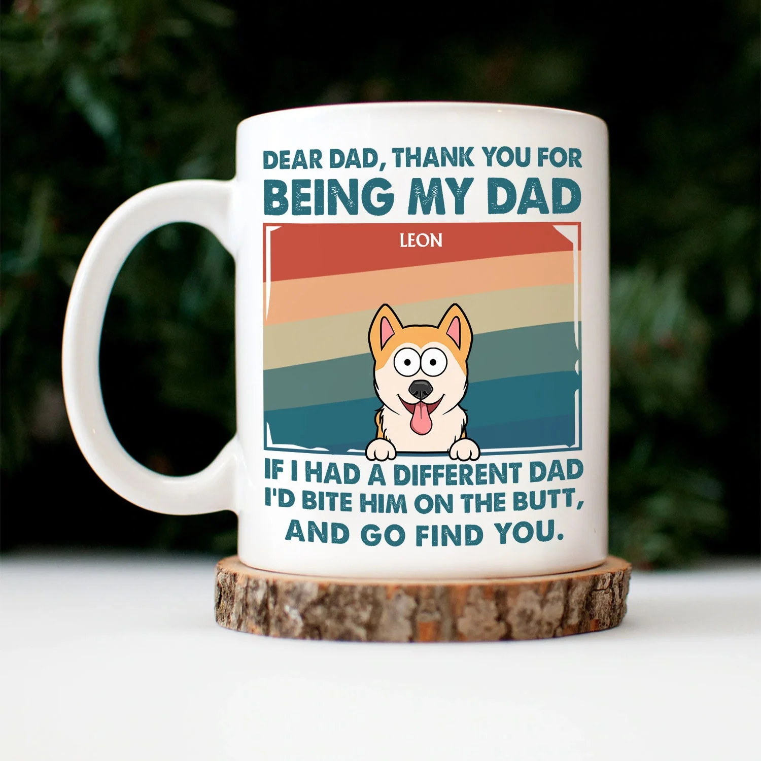 Thank You For Being My Mom - Gift For Dog Lovers, Dog Mom, Dog Dad - Personalized Mug - Image 3