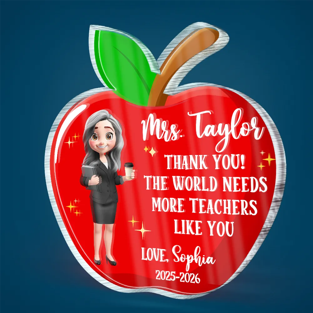 Thank You For Being Such An Important Piece - Personalized Custom Shaped Acrylic Plaque - Image 2