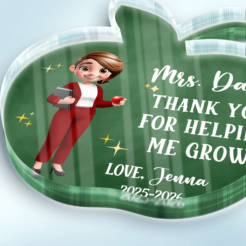 Thank You For Being Such An Important Piece - Personalized Custom Shaped Acrylic Plaque - Image 3