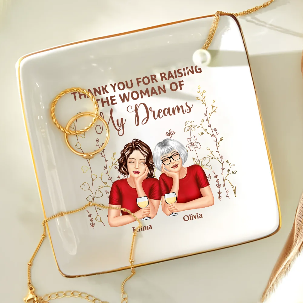 Thank You For Raising The Man - Personalized Ring Dish - Image 4
