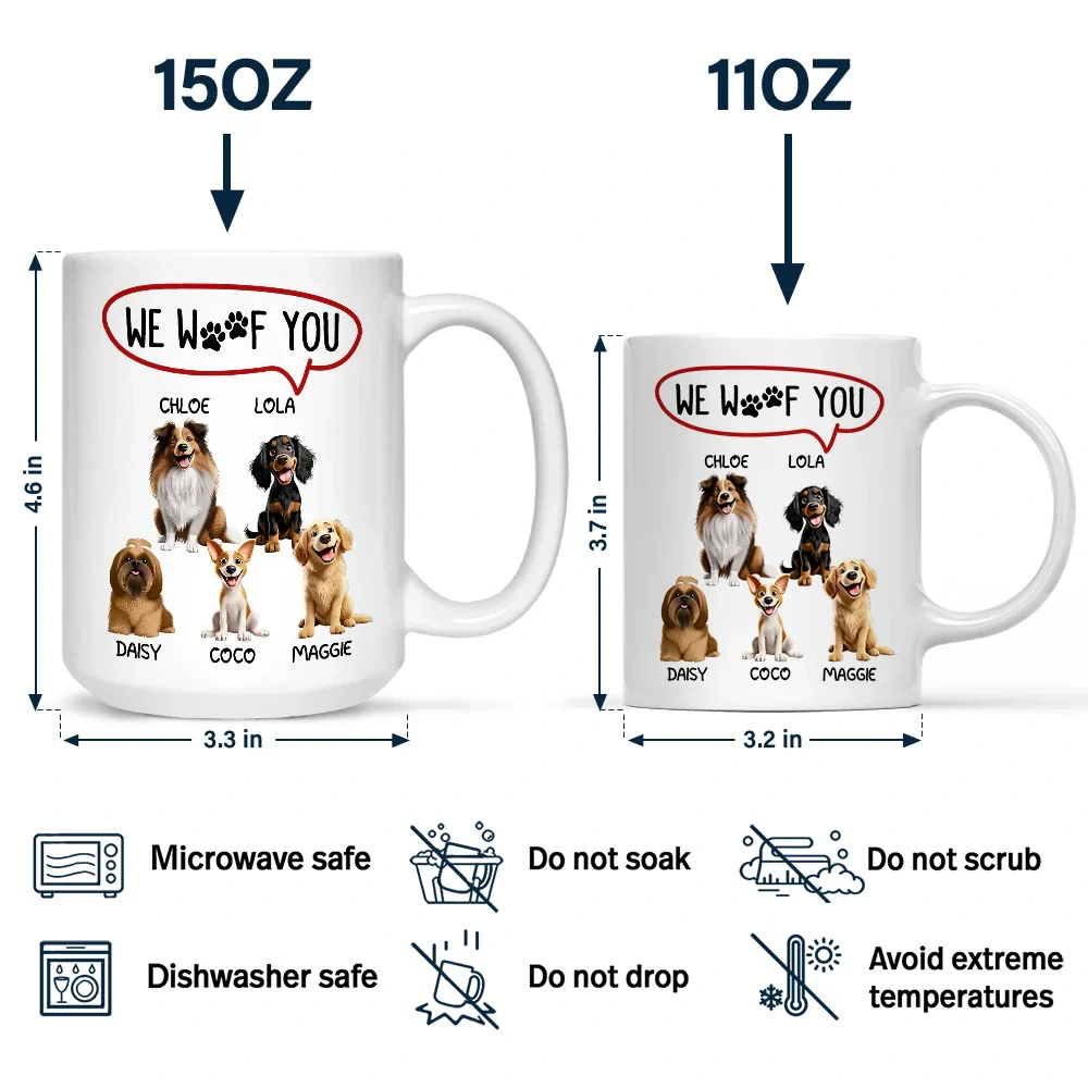 Thanks For Picking Up My Poop - 3D Inflated Effect Printed, Personalized Mug - Image 4