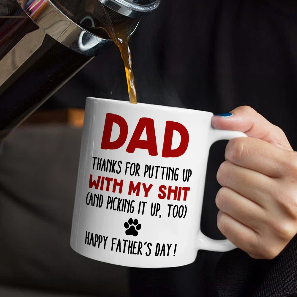 Thanks For Picking Up My Poop - 3D Inflated Effect Printed, Personalized Mug - Image 5