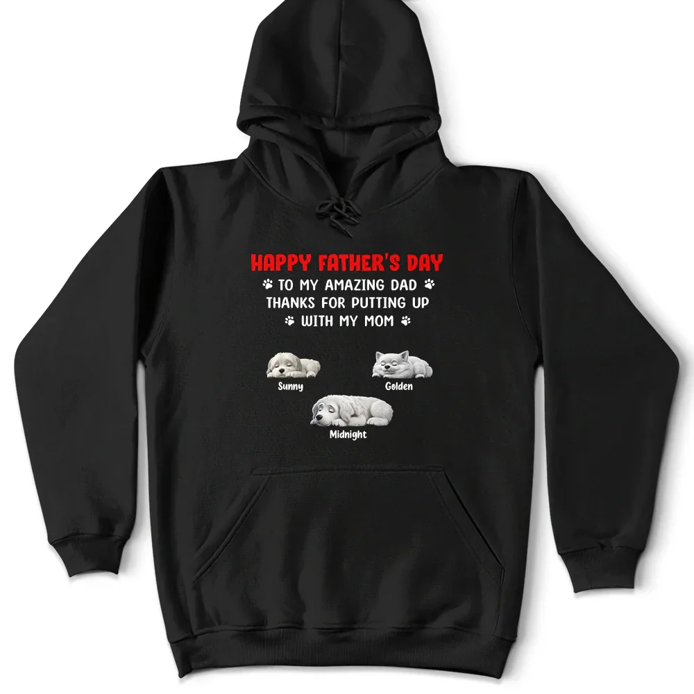Thanks For Putting Up With My Mom - Personalized T Shirt - Image 4