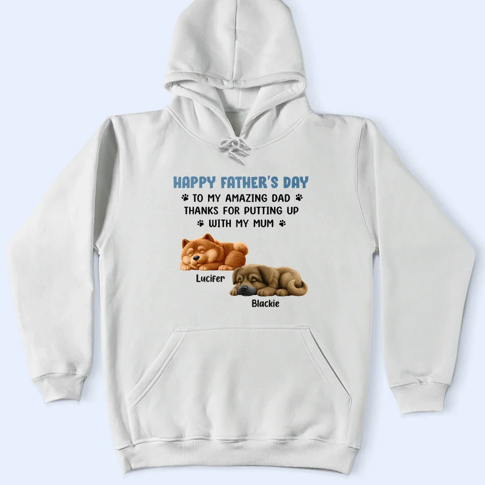 Thanks For Putting Up With My Mom - Personalized T Shirt - Image 5