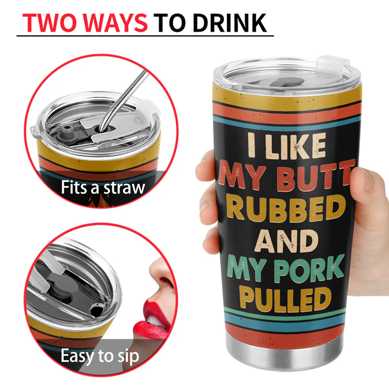 That's What I Do I Drink I Grill And I Know Things Husband Dad Grandpa - Funny Grilling Gift For Men - Personalized Custom Tumbler - Image 4