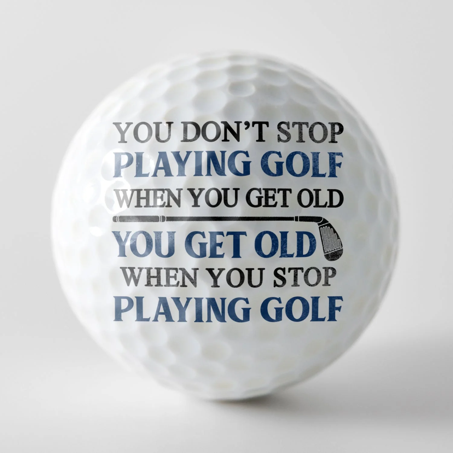 That's What I Do I Play Golf & I Know Things - Gift For Golfer - Personalized Golf Ball - Image 3