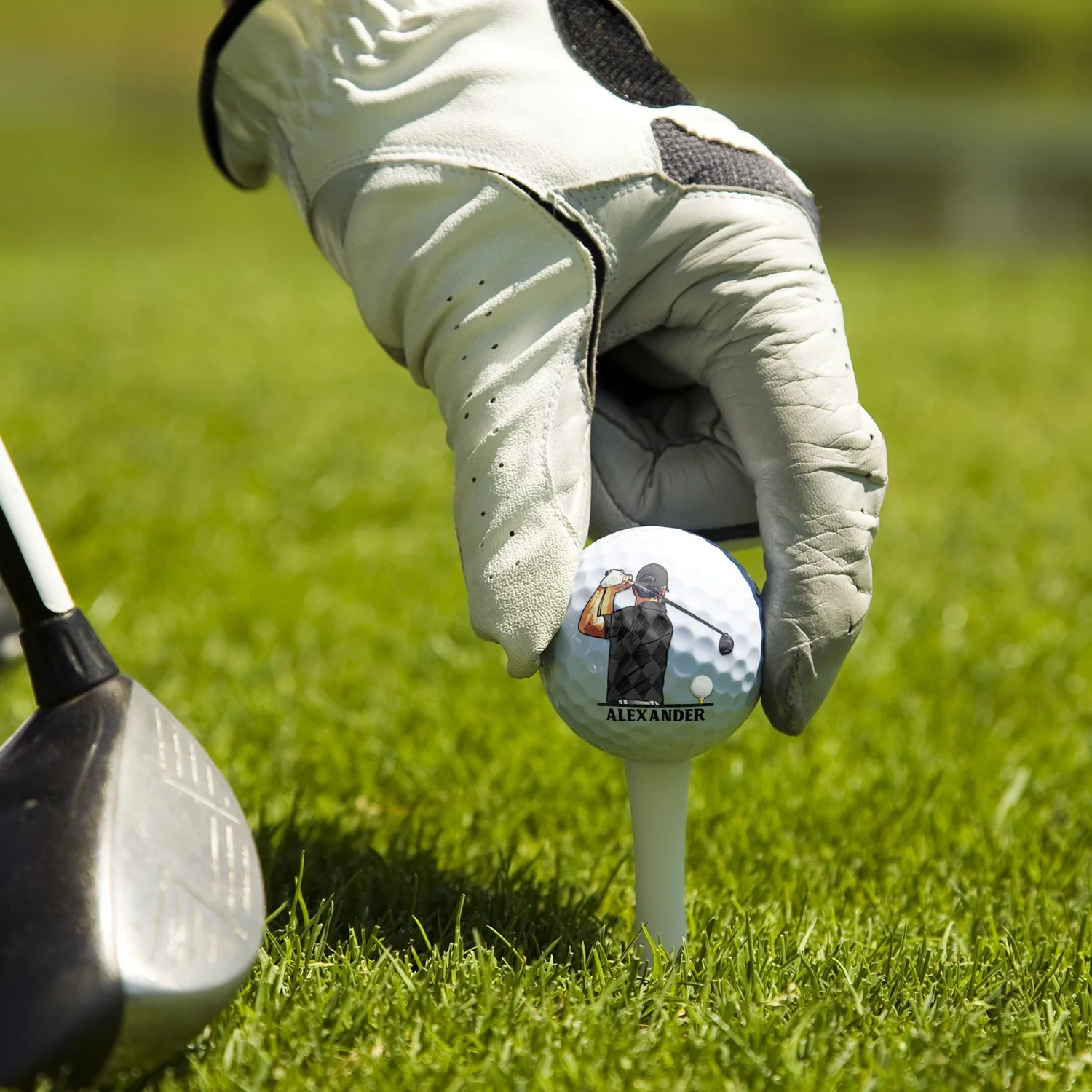 That's What I Do I Play Golf & I Know Things - Gift For Golfer - Personalized Golf Ball - Image 5