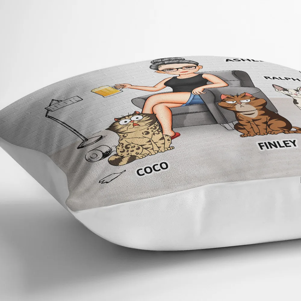 The Catmother - Personalized Pillow - Image 3