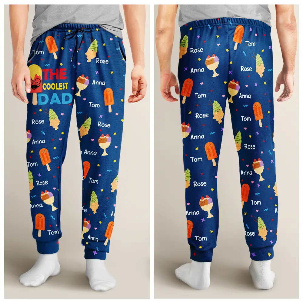 The Coolest Pop Nana - Personalized Pajama Pants - Image 4